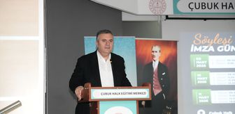 Yazar Sinan Yağmur Çubuk'ta okurlarıyla buluştu