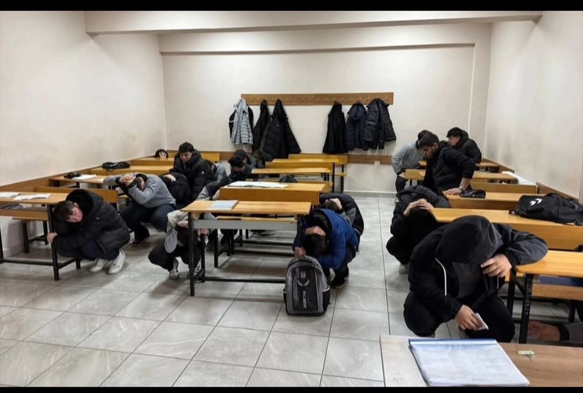 Yeniçağa'da afet ve acil durum tatbikatı yapıldı