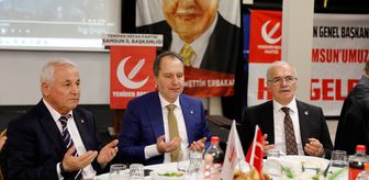 Yeniden Refah Partisi Genel Başkanı Erbakan, Samsun'da iftar programına katıldı