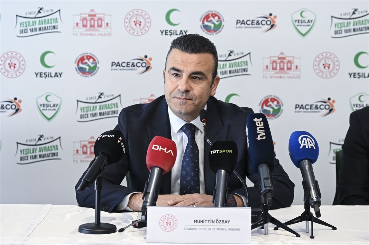 Yeşilay Avrasya Gece Yarı Maratonu'nun tanıtım toplantısı yapıldı