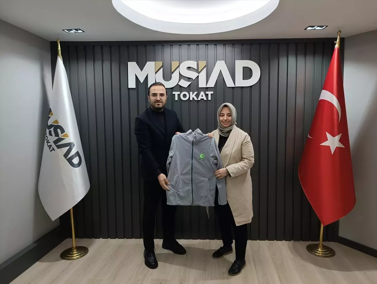 Yeşilay Tokat Şube Başkanı Ateş'ten MÜSİAD'a ziyaret
