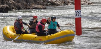 Yeşilay Türkiye Rafting Şampiyonası 1. Ayak Yarışları Tunceli'de başladı