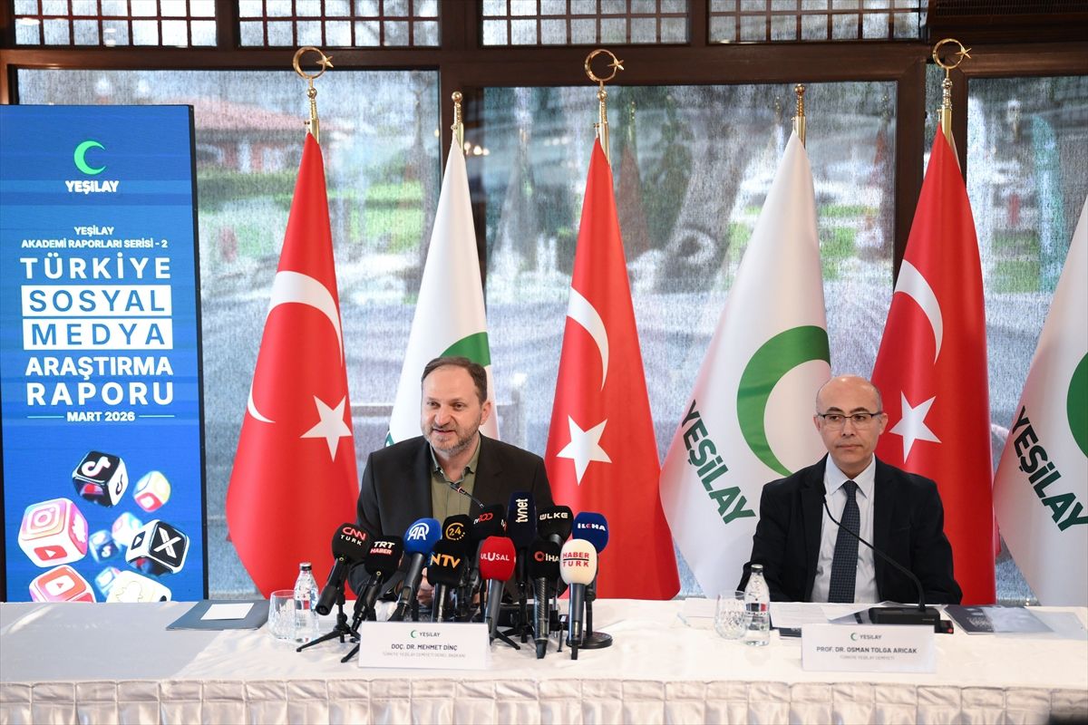 Yeşilay 'Türkiye Sosyal Medya Araştırma Raporu' açıklandı Açıklaması