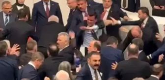 Meclis'te yaşanan arbedeye siyasilerden ardı ardına tepkiler