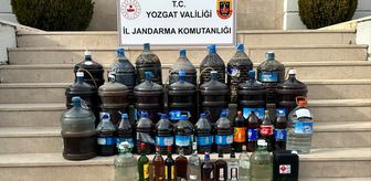 Yozgat'ta 343 litre sahte alkol ele geçirildi
