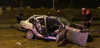 Yozgat'ta devrilen otomobildeki 1 kişi öldü, 1 kişi yaralandı