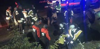 Yozgat'ta devrilen otomobildeki 2 kişi yaralandı