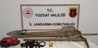 Yozgat'ta izinsiz kazı yapan 5 şüpheli suçüstü yakalandı