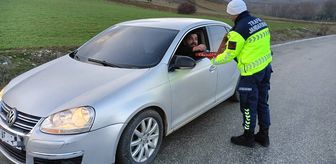 Yozgat'ta jandarma bayram denetimlerini sürdürüyor
