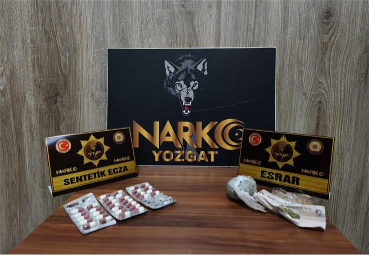 Yozgat'ta uyuşturucu operasyonunda 2 zanlı yakalandı