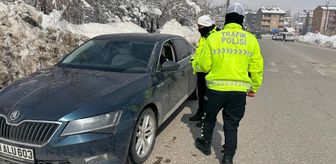 Yüksekova'da ramazan ayı dolayısıyla trafik denetimleri artırıldı