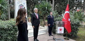 Yunanistan'daki Türk Şehitliği'nde 18 Mart Şehitleri Anma Günü vesilesiyle tören düzenlendi