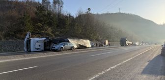Zonguldak-Ankara kara yolundaki trafik kazalarında 10 kişi yaralandı