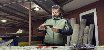 Zonguldak'ta halıdan çıkan altınlar sahibine ulaştırıldı