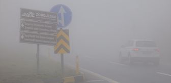 Zonguldak'ta yoğun sis etkili oluyor