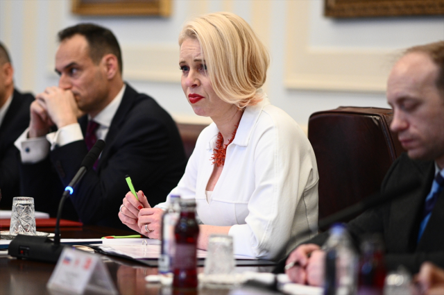 Minister of Justice Gürlek met with the President of the Slovenian National Assembly, Klakocar Zupancic