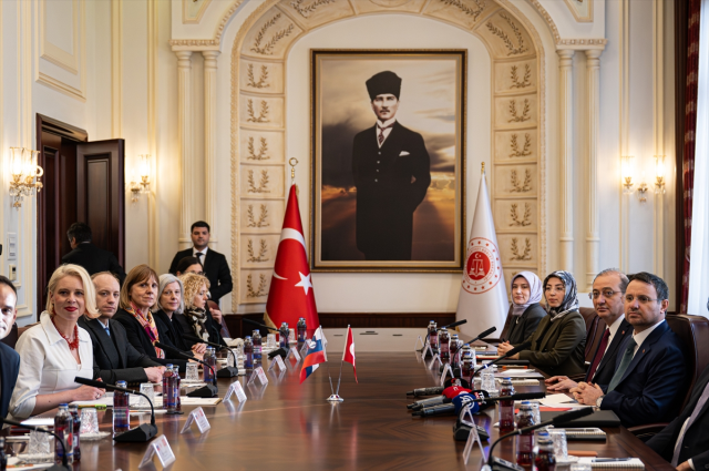 Minister of Justice Gürlek met with the President of the Slovenian National Assembly, Klakocar Zupancic