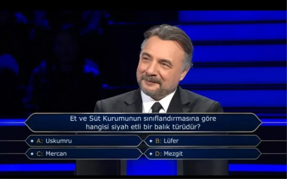 Et ve Süt Kurumunun sınıflandırmasına göre hangisi siyah etli bir balık türüdür?