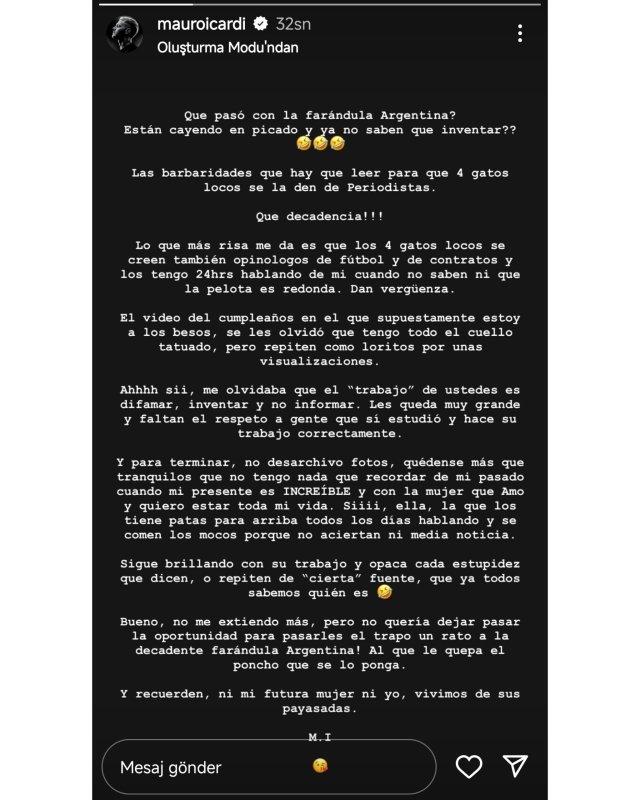 Did Icardi cheat on his girlfriend? A venomous response to the kissing video watched by millions