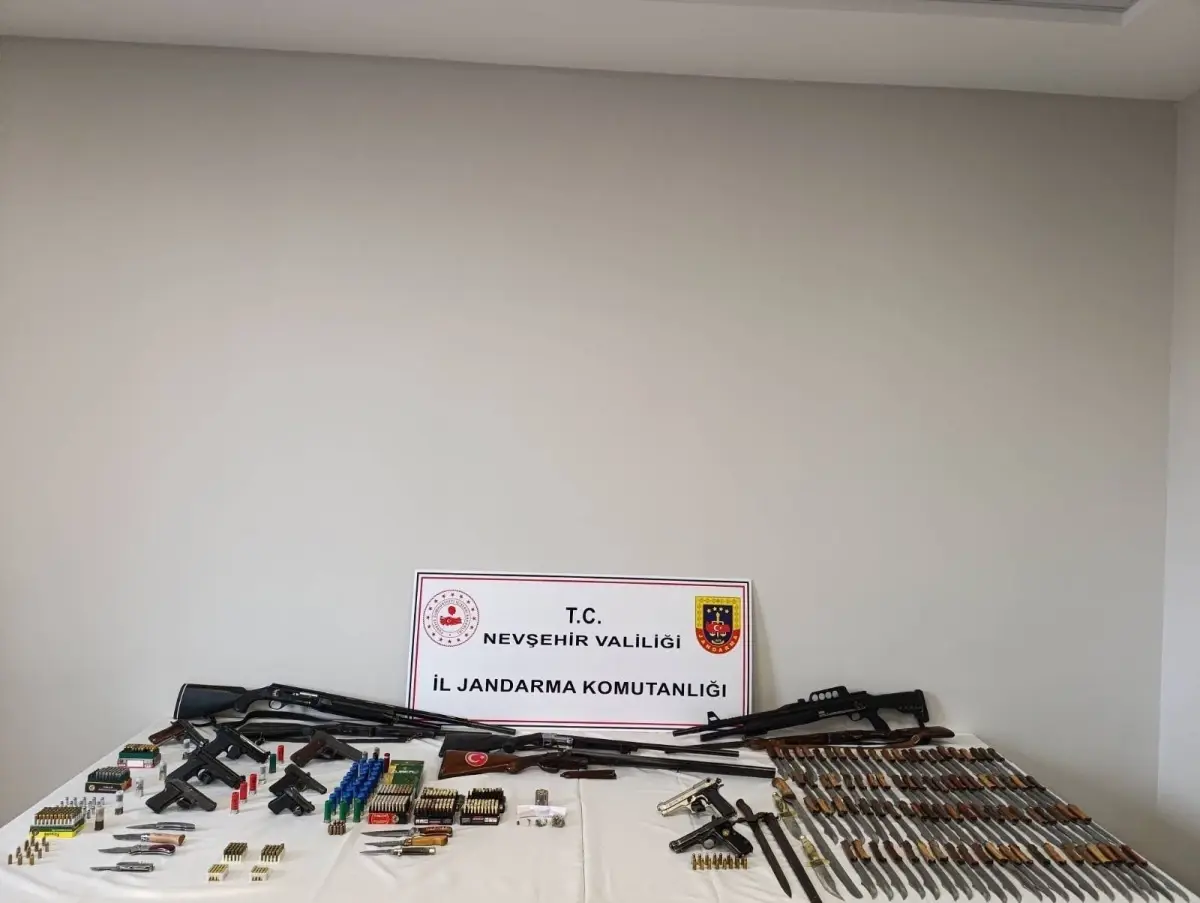 Nevşehir'de ruhsatsız silah operasyonu: 6 tutuklama