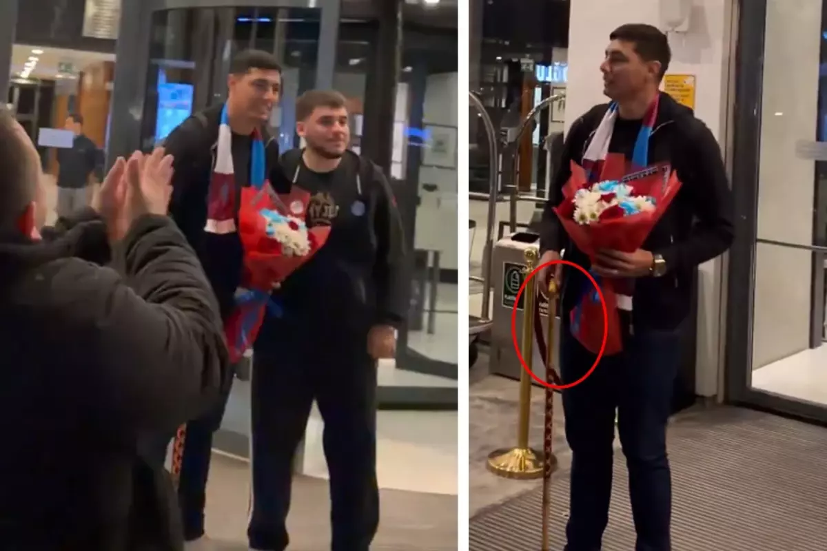 Oscar Cardozo, Trabzonspor-Fenerbahçe derbisi için Türkiye'ye geldi! Elindeki bastona dikkat