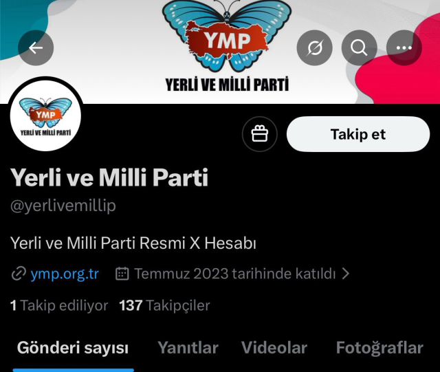 How did the party with 137 followers on X get 9%? There is a statement from the polling company