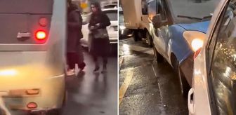 Ambulansın siren çalmasına rağmen durup yolcu aldı! Görüntüler olay oldu
