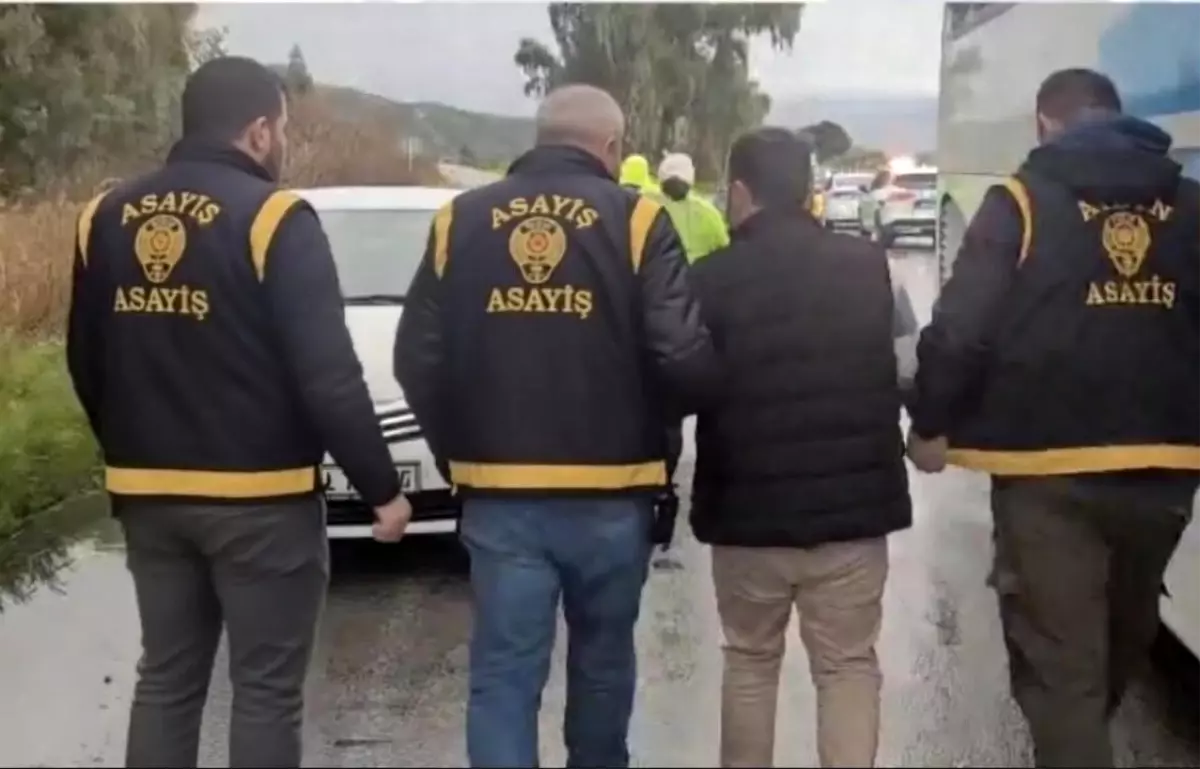 Aydın'a gelmek istedi otobüste yakalandı