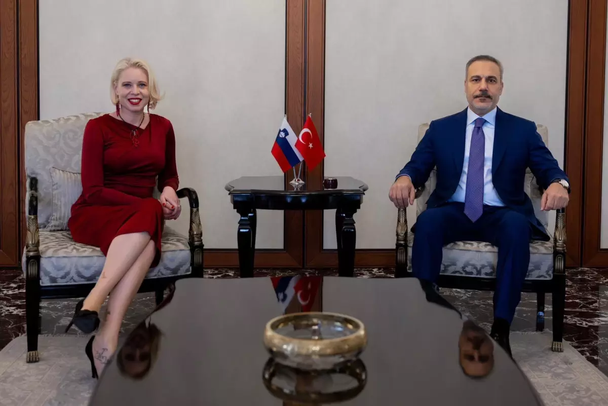 Bakan Fidan, Slovenya Meclis Başkanı Zupançiç ile bir araya geldi