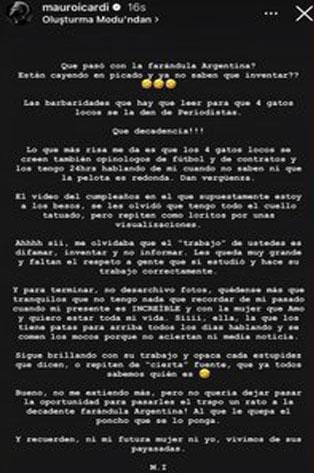 Icardi shared bold poses of his girlfriend