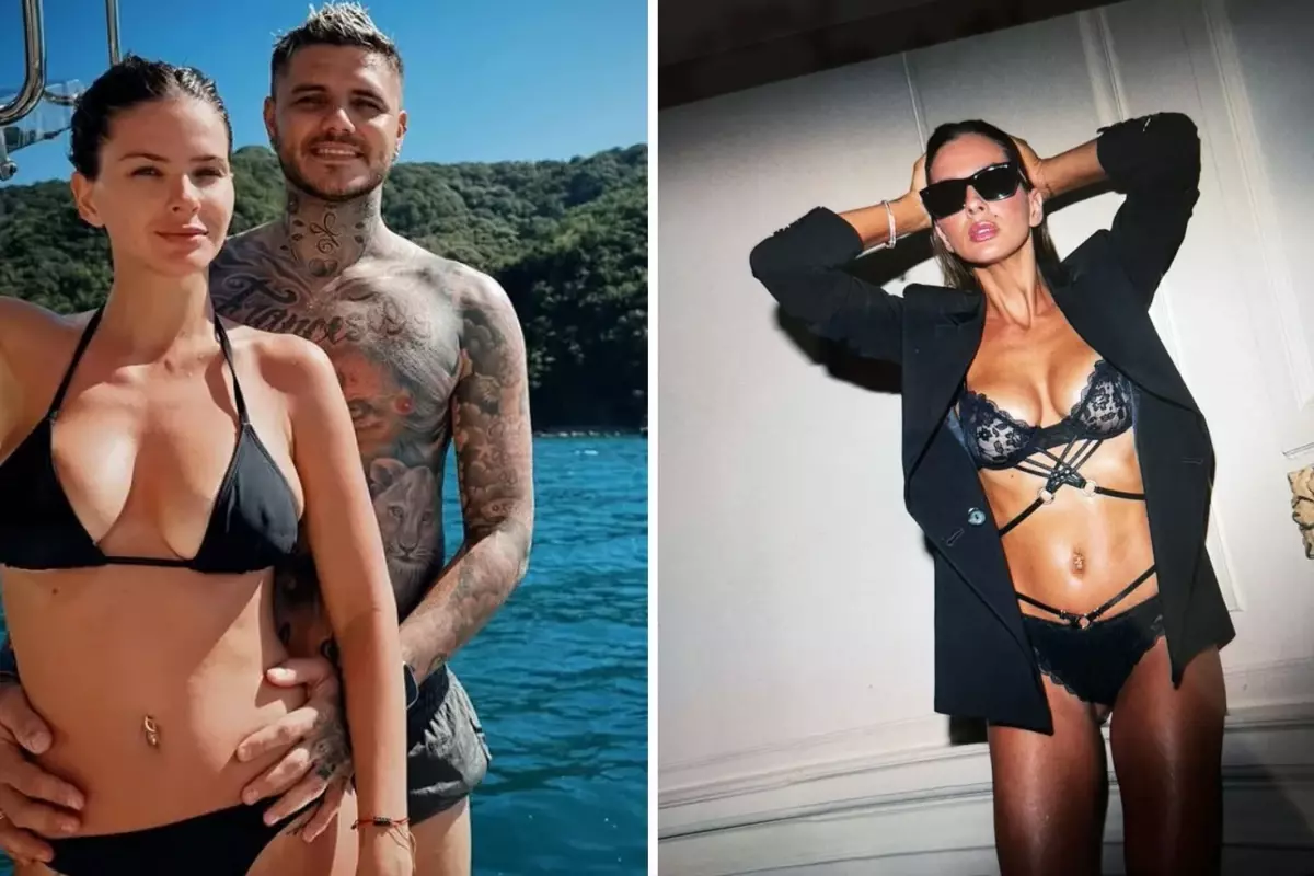 İcardi, sevgilisinin iç çamaşırlı pozlarını paylaştı