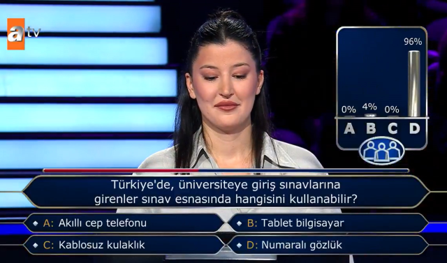 The first question where the contestant used a lifeline on Millionaire surprised everyone
