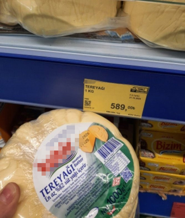 The change in the price of butter within 3 months made people say 'No way'