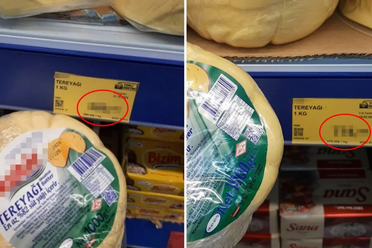 Tereyağı fiyatının 3 ay içerisindeki değişimi "Yok artık" dedirtti