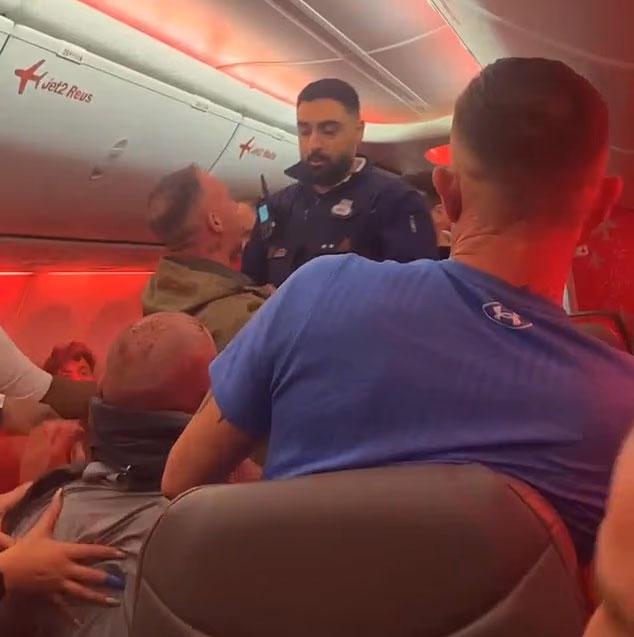 The plane taking off from Turkey turned into a battlefield