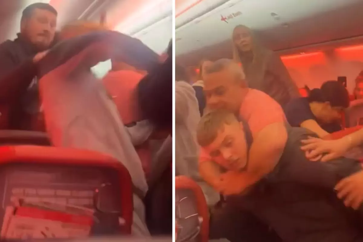 Türkiye'den havalanan uçakta ortalık savaş alanına döndü