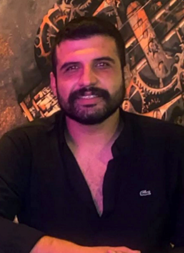 The young man who was caught in the spray of fire lost his life