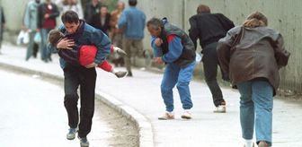 Bu bir film değil: Turistler Saray Bosna'da hamile kadınları vurmak için ekstra para ödediler