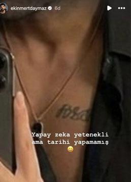 Explanation regarding the photo that sparked controversy from Ekin Mert Daymaz