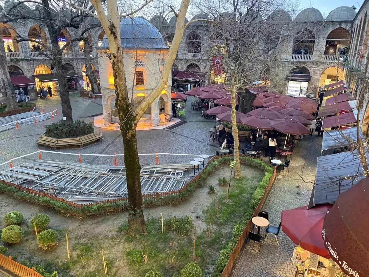 Koza Han'da kafelerin tahliye kararına yargı freni