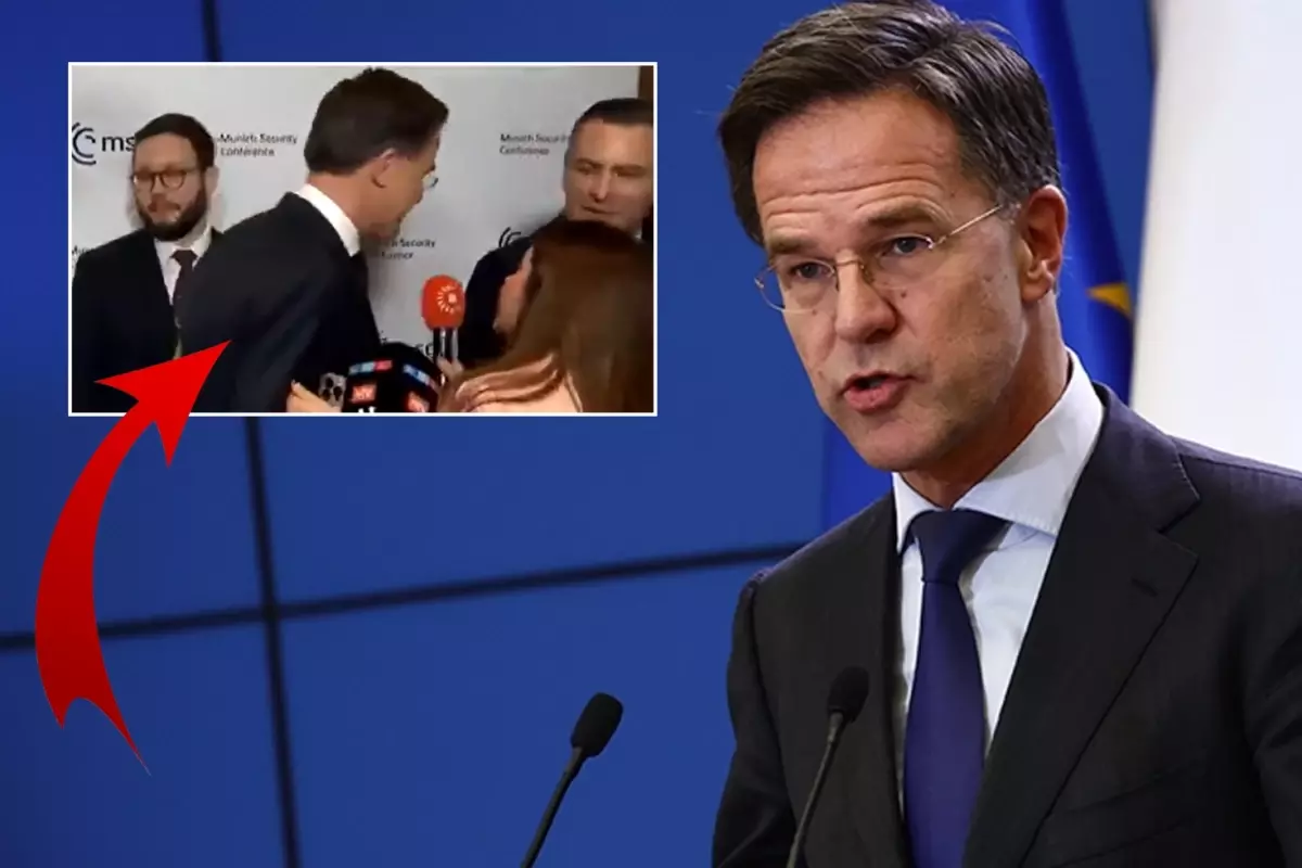 Kürtlerle ilgili soruya Rutte'den dikkat çeken tavır! Muhabirin çekiştirmesi de işe yaramadı