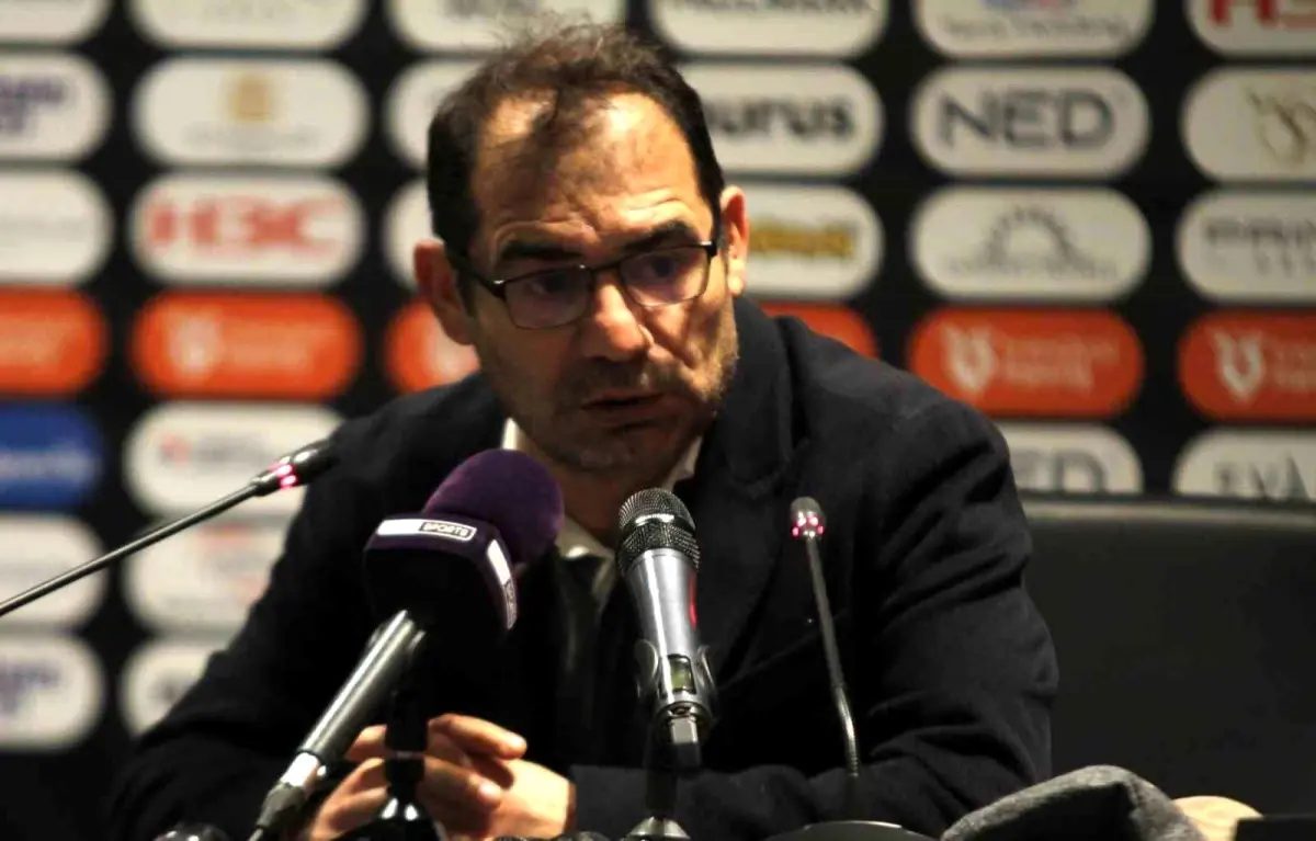 Metin Diyadin: "Çok iyi oynadığımız bir maçtı ama zorunlu değişiklikler berabere bitirdi"