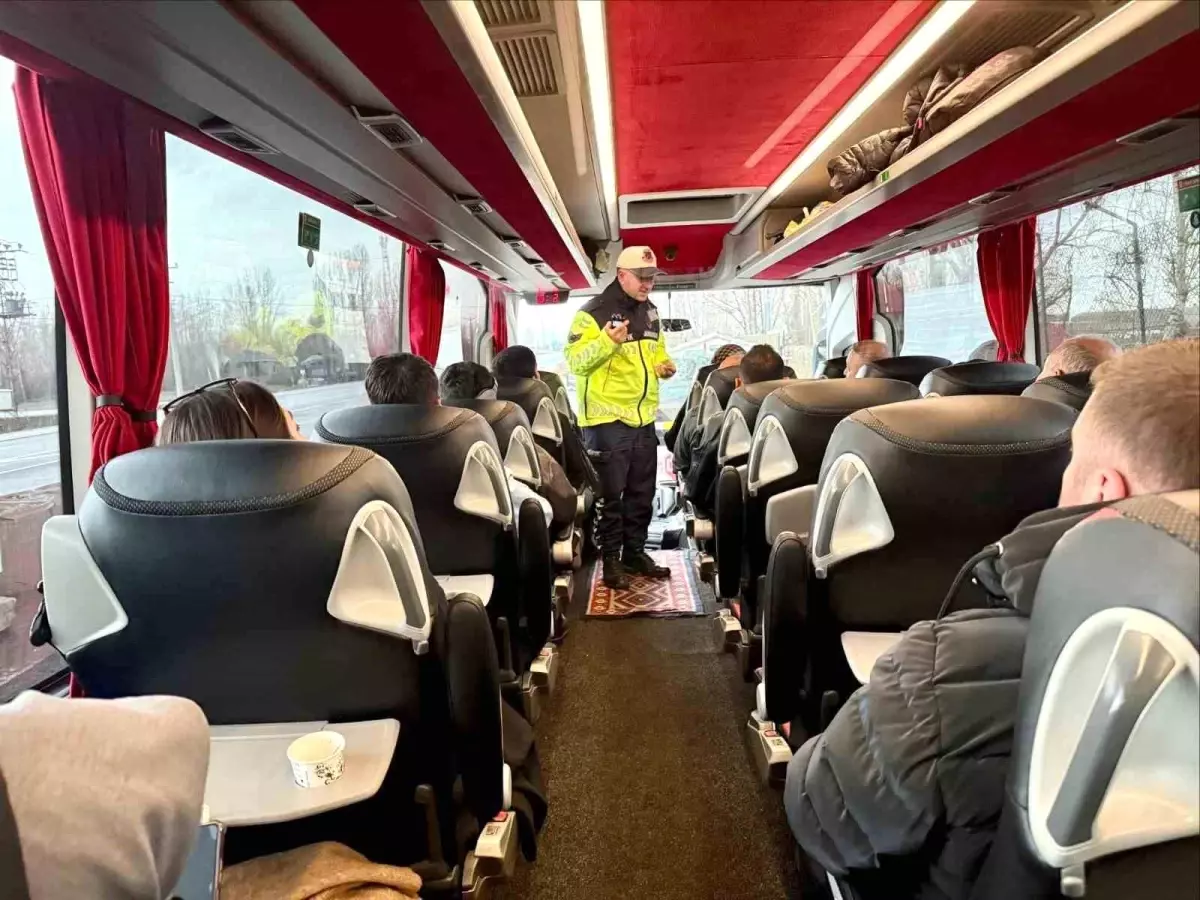 Muş'ta emniyet kemeri denetimi