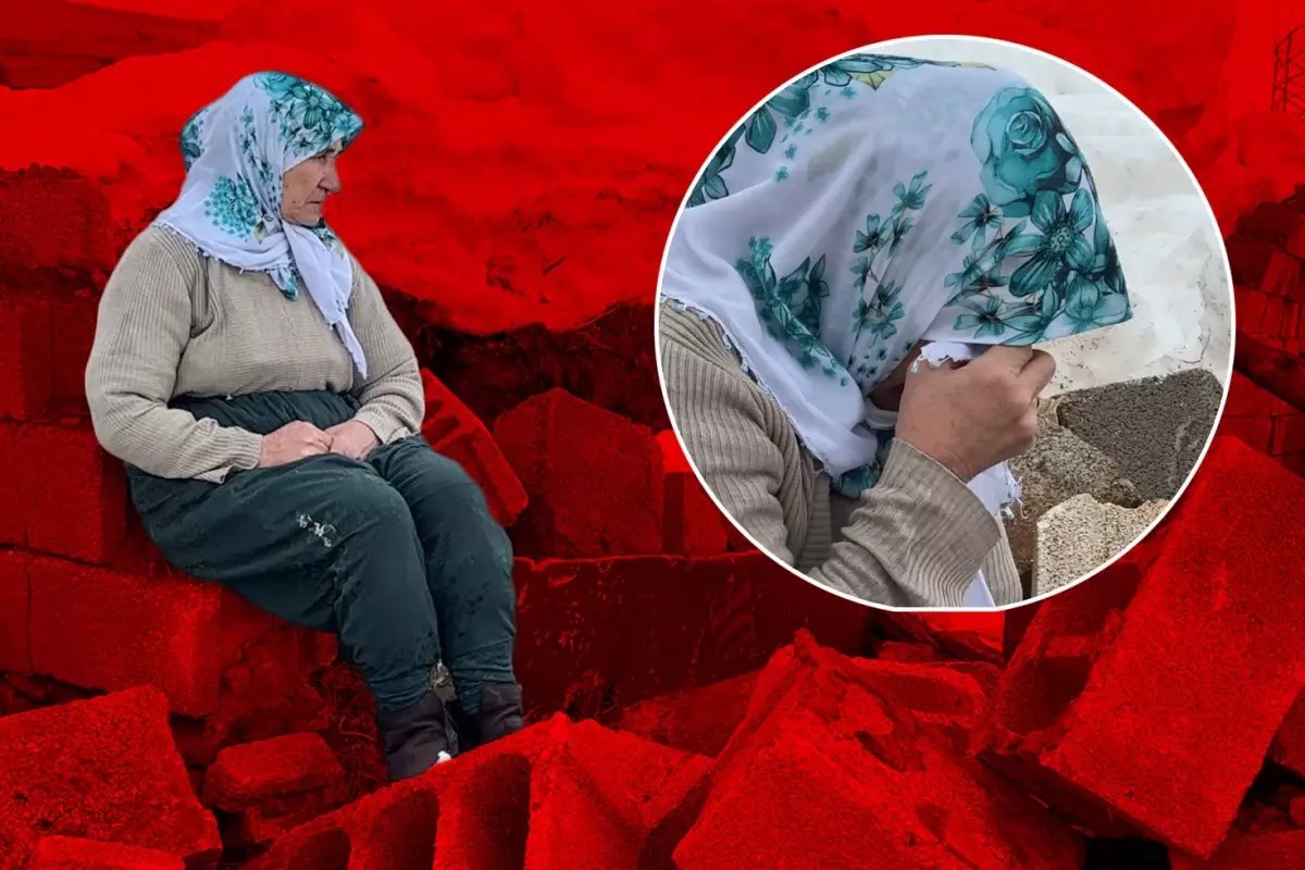 Sabah gürültüye uyanan Zine Teyze'nin dünyası başına yıkıldı