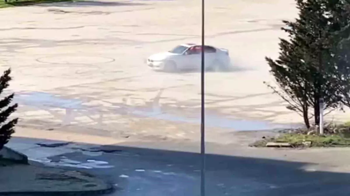 Drift yapan sürücüye 58 bin 217 TL ceza