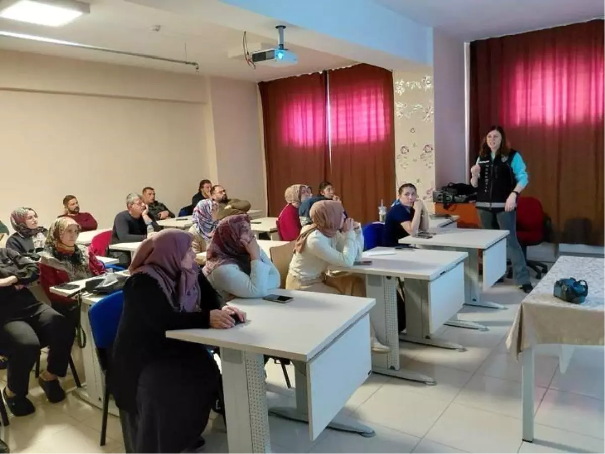 Erzincan'da Uyuşturucu ile Mücadele Eğitimi