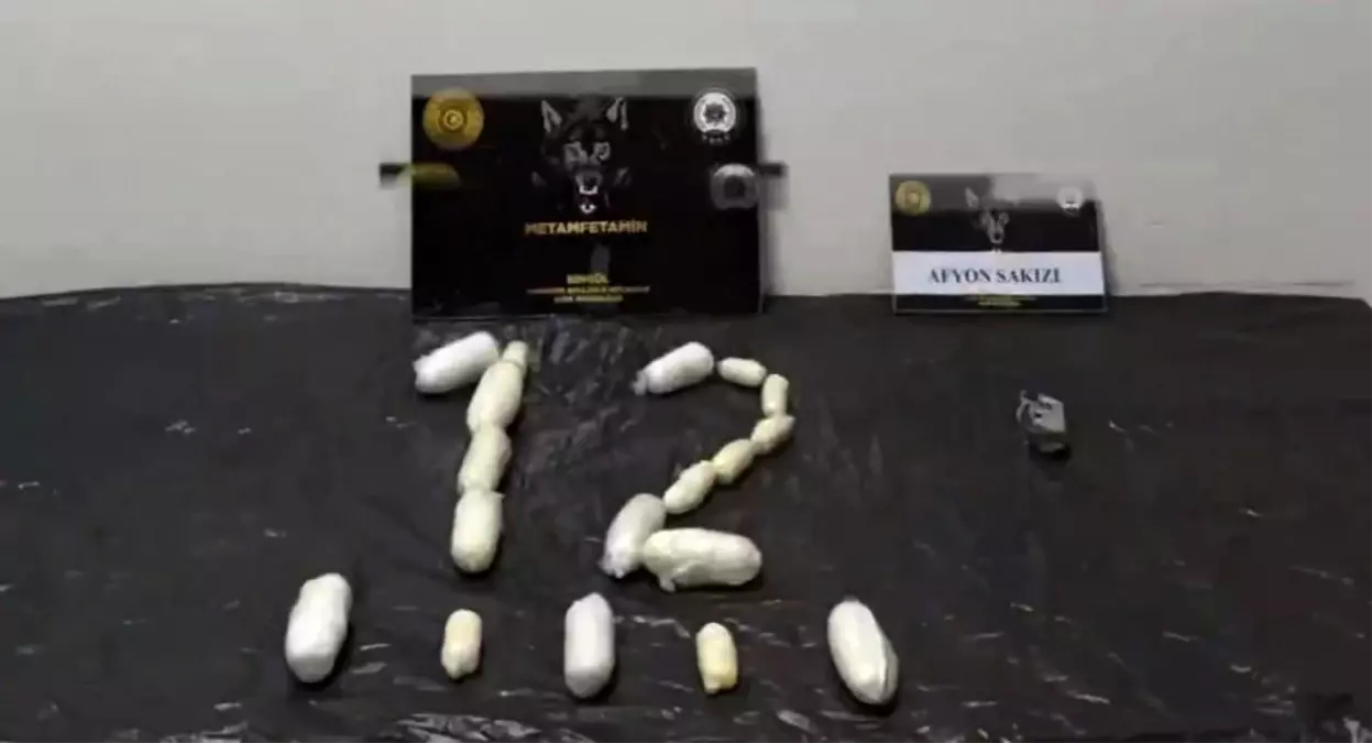 Kapsül halinde 88 parça uyuşturucu yutan şüpheliler tutuklandı