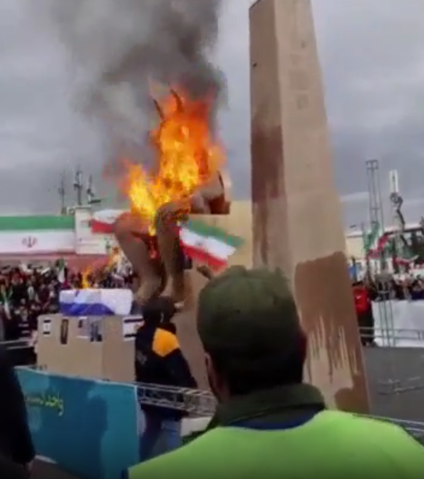 The footage recorded in the neighboring country made headlines like a bomb