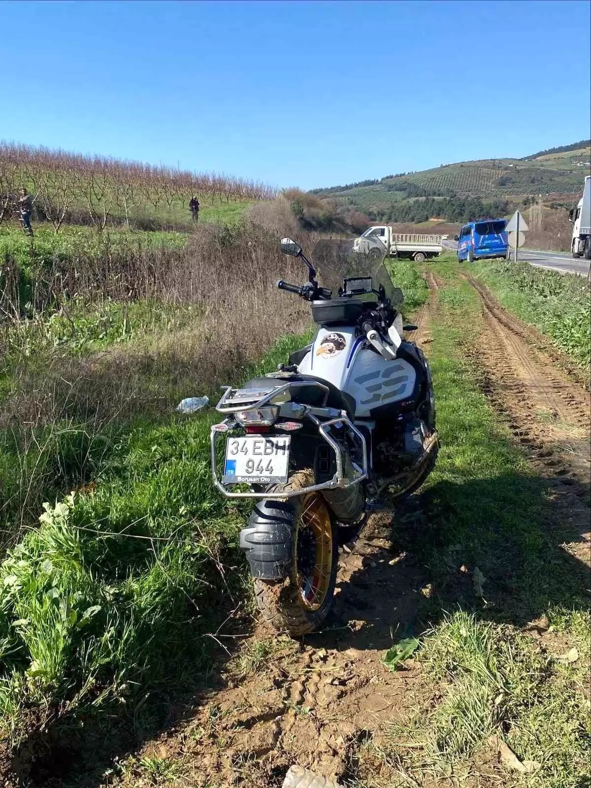 Bilecik'te kontrolden çıkan motosiklet devrildi: 1 yaralı