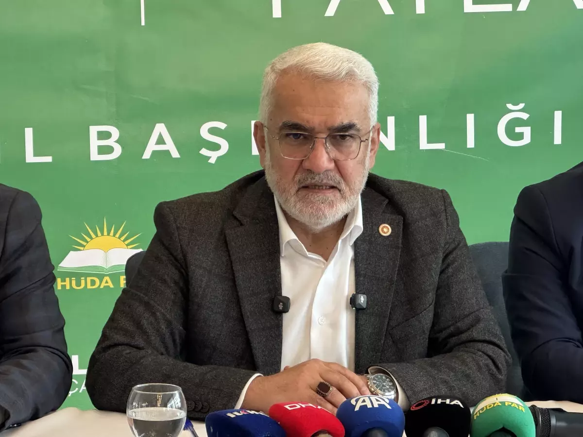 HÜDA PAR Genel Başkanı Yapıcıoğlu: Hiçbir emekli maaşı asgari ücretin altında olmamalı